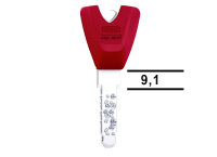 Lang Schlüssel Farbe 33 rubinrot