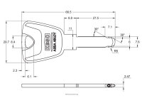 Keso 8000 Omega² Langschlüssel - Nachbestellung
