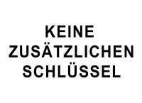 kein zusätzlicher Schlüssel