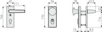 ABUS Schutzbeschlag KKZS700/F2/DK/DIN R/L