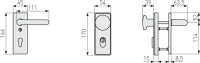 ABUS Schutzbeschlag KKZS700 F1 FS/DK/DIN R/L