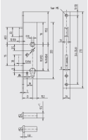 WSS RR-Einsteckschloss 1 Flg. PZ...