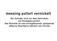 messing poliert vernickelt