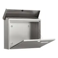 Burg Wächter Briefkasten Amrum 3867 Ni (Edelstahl)