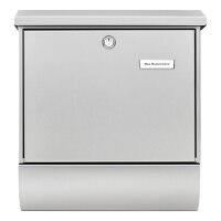 Burg Wächter Briefkasten Set Amrum 3867 Ni (Edelstahl)