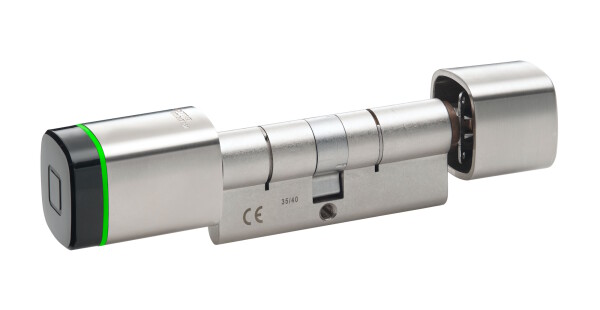 dormakaba evolo Digitalzylinder SL2 Außen/Innen = 35/30-Standard-Standard-schwarz-vernickelt -E340 (RFID + Mobile Access)