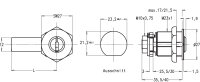 Keso 8000 Omega² 83.J31 Universal Verschlusszylinder